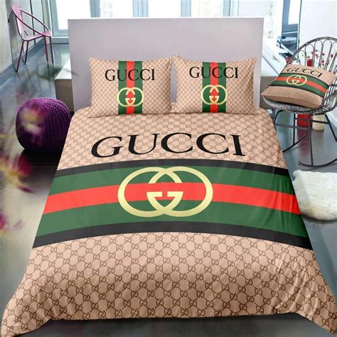 gucci blanket black|Gucci comforters and sheet sets.